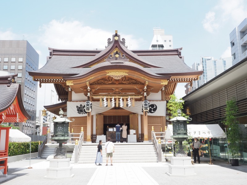 日本橋水天宮 お宮参り七五三出張撮影