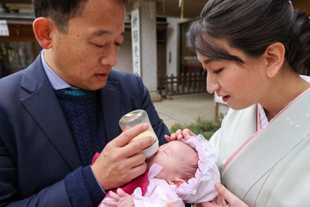 越谷市久伊豆神社お宮参り七五三出張撮影