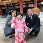 越谷久伊豆神社　七五三出張撮影