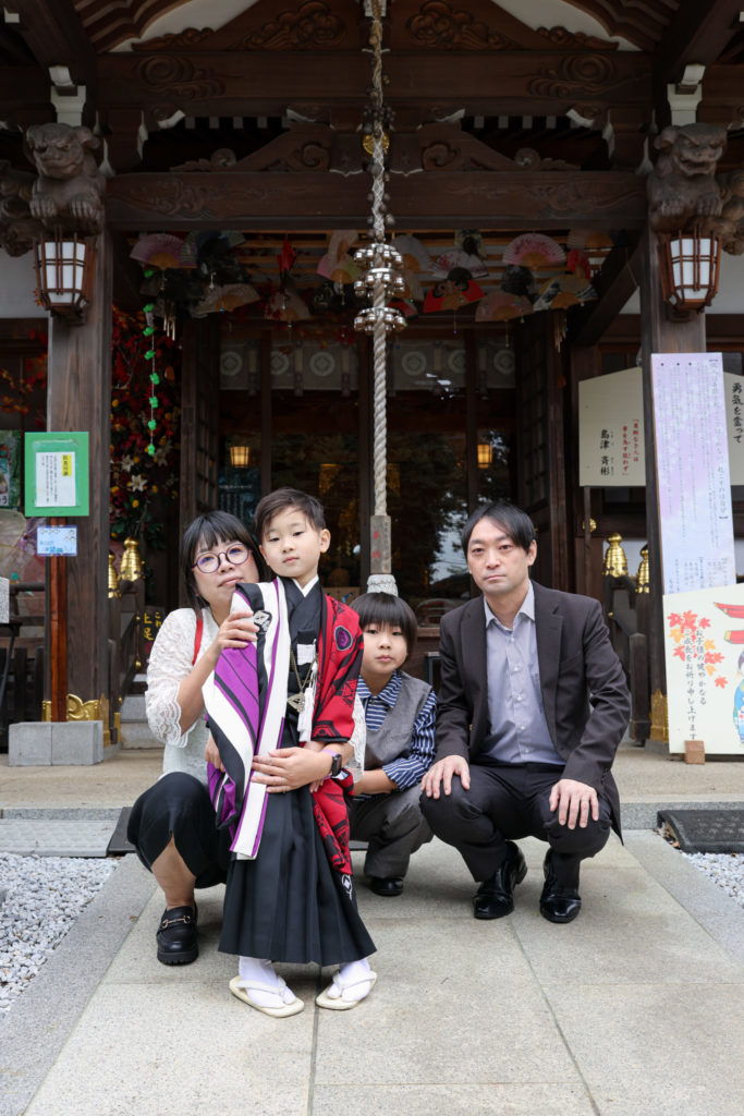 水宮神社七五三出張撮影