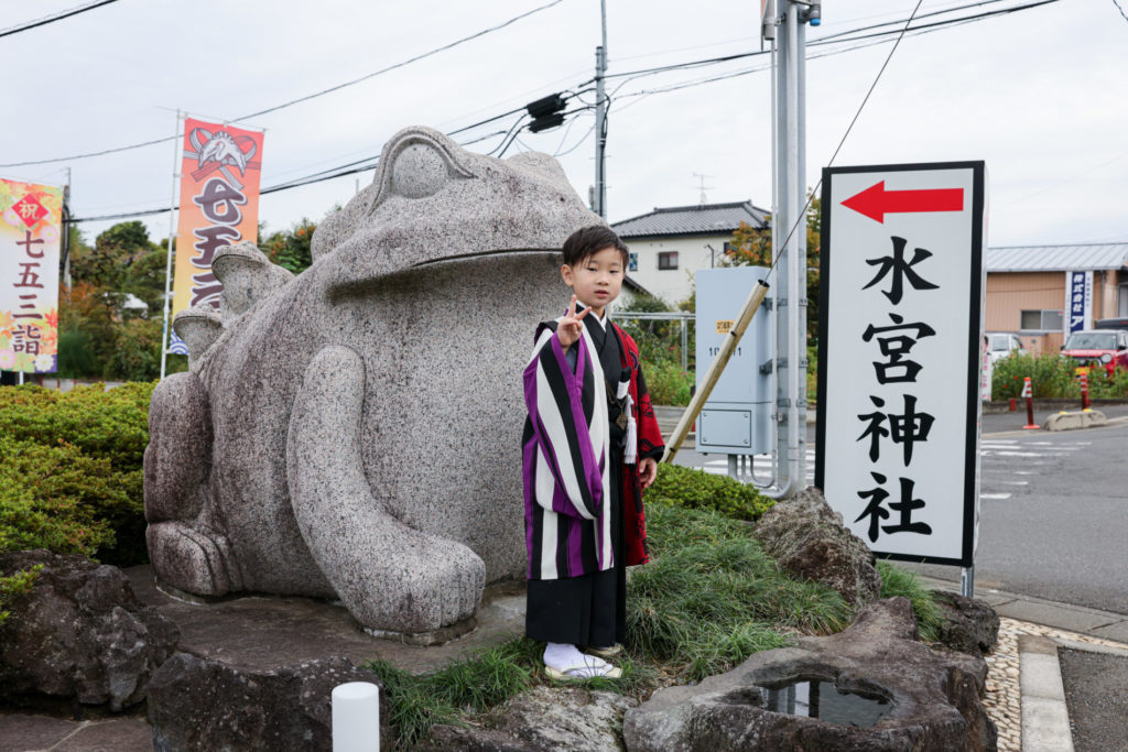 水宮神社七五三出張撮影