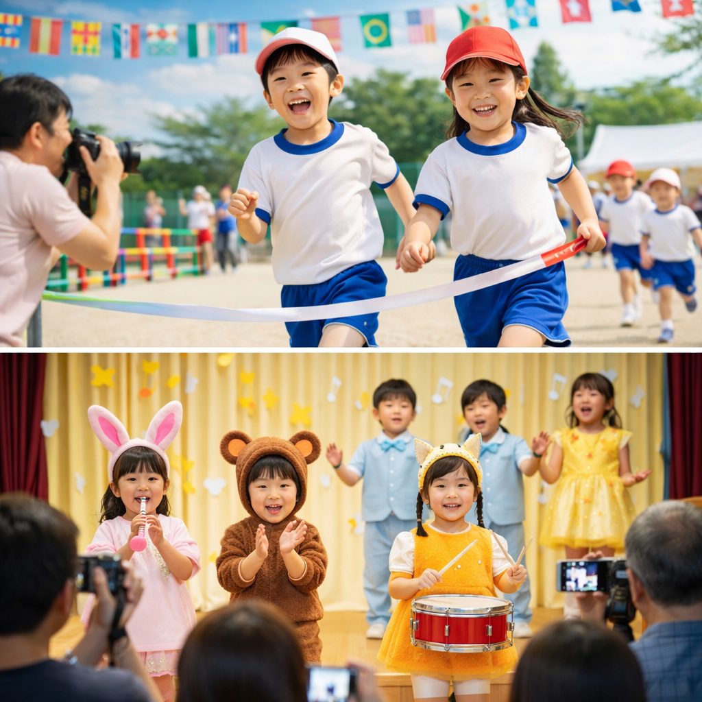 保育園運動会と生活発表会撮影イメージ