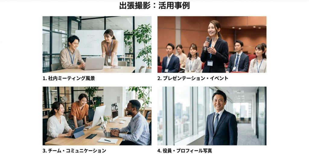 企業向けコーポレート写真出張撮影例