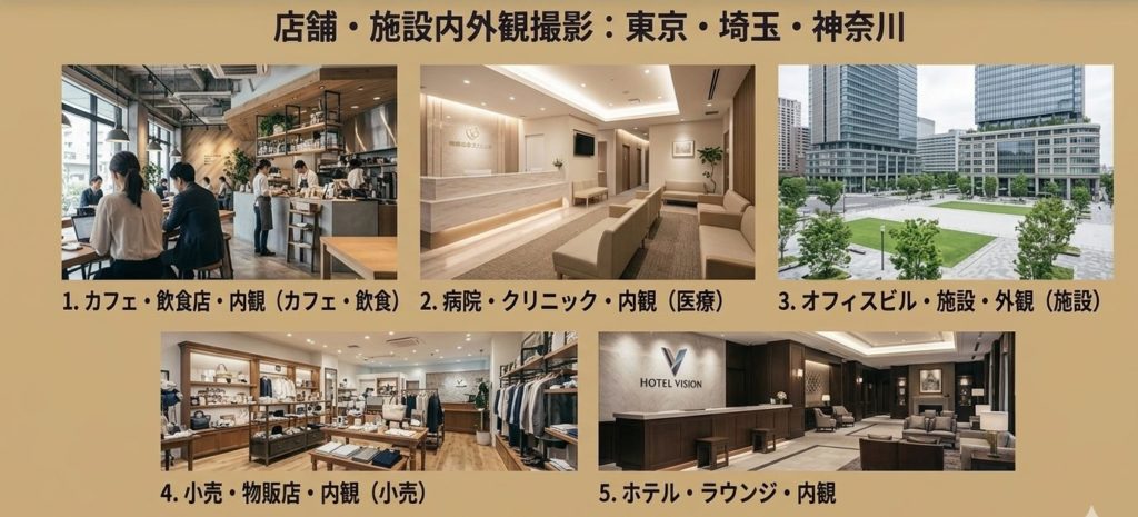 店舗撮影出張写真例